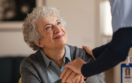 client receiving end of life care support